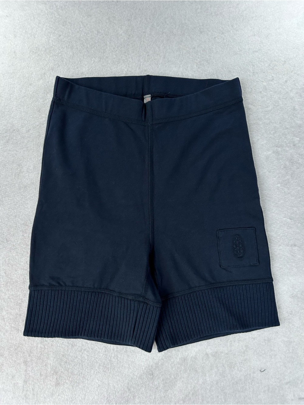 FP Movement Navy Blue Ribbed Trim Activewear Biker Shorts XS
